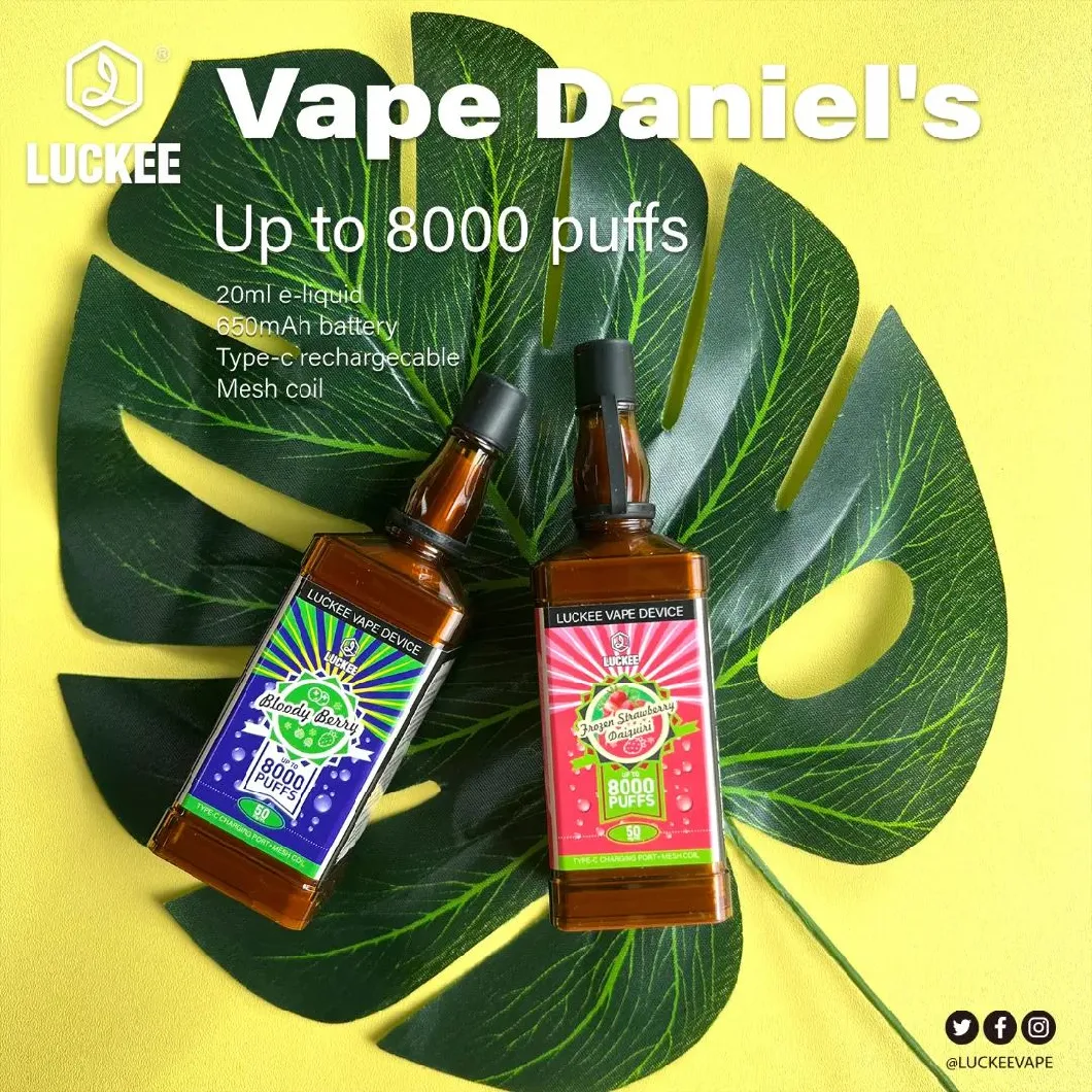 Wholesale Disposable Luckee Vape Daniel&prime; S 8000puffs with CE